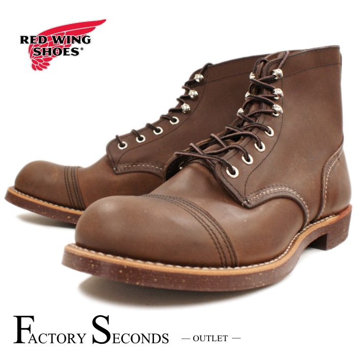 RED WING 8111 【US9.5/27.5cm】 【3589】 【正規アウトレット品】 レッド・ウィング 現物画像 ファクトリーセカンド アイアンレンジ