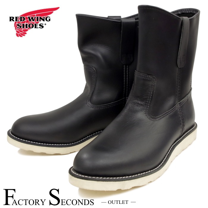 RED WING 8169 ��US10/28.0cm�� ��8033�� �����������ȥ�å��ʡ� ��åɡ������� ��ʪ���� �ե����ȥ꡼������� �ڥ����֡��� 9" PECOS BOOT