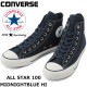 ����С��� �����륹���� 100��ǯ �ϥ����å� CONVERSE ALL STAR 100 MIDNIGHTBLUE HI �ߥåɥʥ��ȥ֥롼 ���ˡ����� ��� �����Х� ������