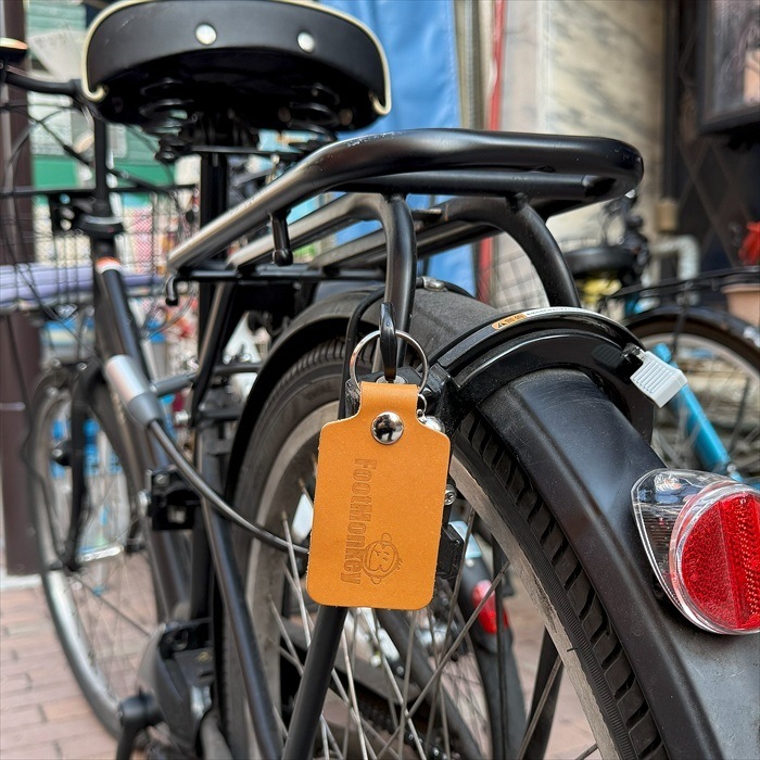 FootMonkey ORIGINAL LEATHER KEY HOLDER �եåȥ�󥭡� ���ꥸ�ʥ�쥶�������ۥ���� �����ۥ���� ���ե� �ץ쥼��� ������� �쥶�� �ܳ� ��� �˽����� �ϥ�ɥᥤ�� ������