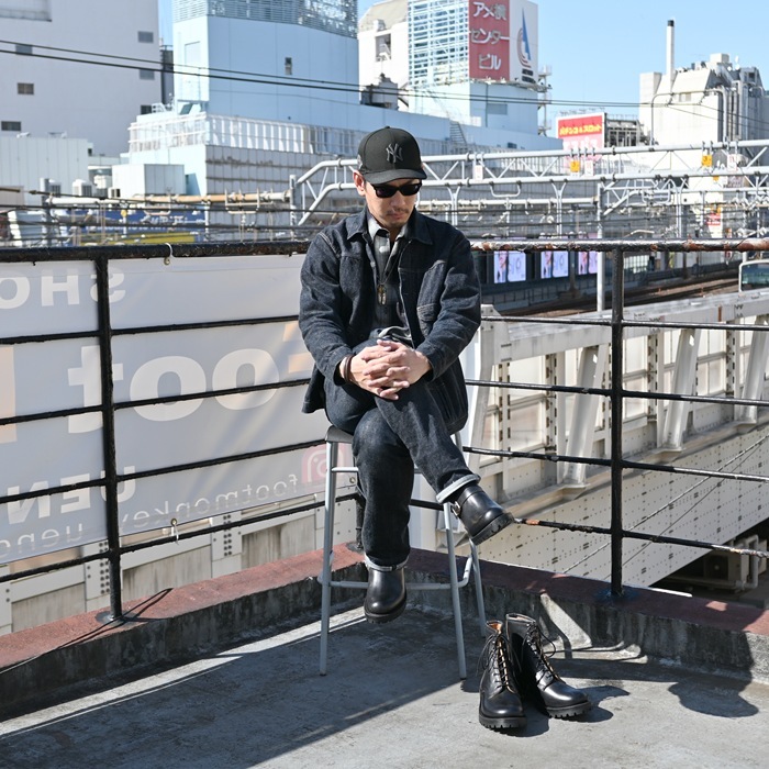 Locking Shoes by FootMonkey ���å��󥰥��塼�� �եåȥ�󥭡� TIME SHOE FACTORY JTS-002 �֥�å� ENGINEER BOOTS ���󥸥˥��֡��� ��� ����֡��� �ܳ� ��� ���󥸥˥� �֡��� �쥶�� ��󥺥֡��� �쥶���֡��� ���ᥫ�� ������