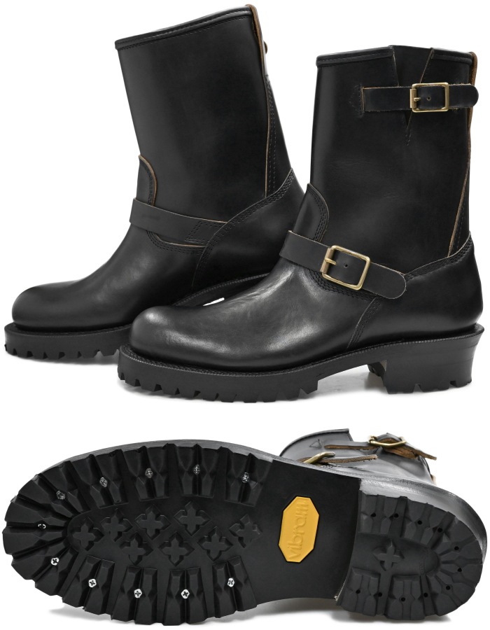 Locking Shoes by FootMonkey ���å��󥰥��塼�� �եåȥ�󥭡� TIME SHOE FACTORY JTS-002 �֥�å� ENGINEER BOOTS ���󥸥˥��֡��� ��� ����֡��� �ܳ� ��� ���󥸥˥� �֡��� �쥶�� ��󥺥֡��� �쥶���֡��� ���ᥫ�� ������