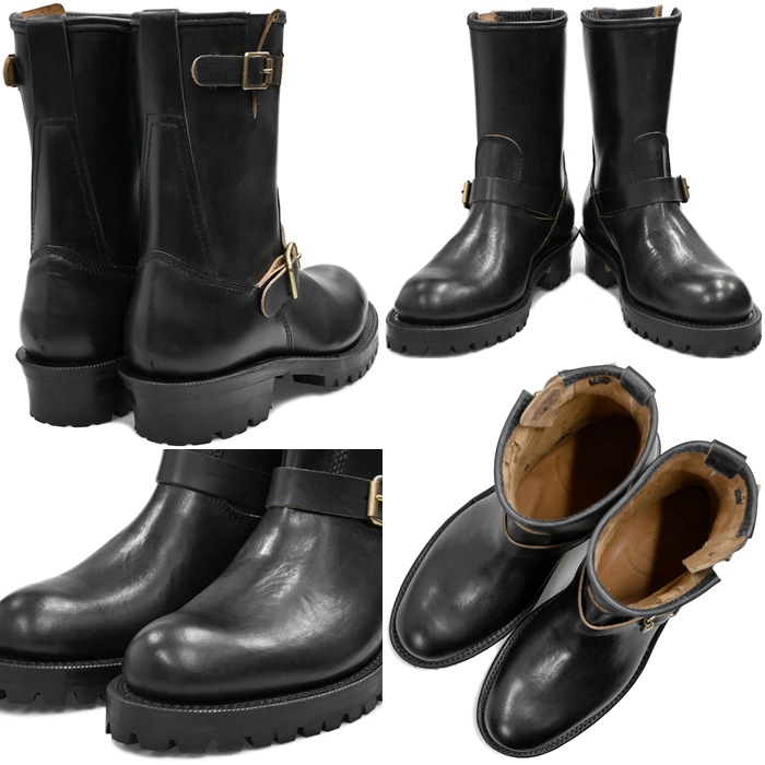 Locking Shoes by FootMonkey ���å��󥰥��塼�� �եåȥ�󥭡� TIME SHOE FACTORY JTS-002 �֥�å� ENGINEER BOOTS ���󥸥˥��֡��� ��� ����֡��� �ܳ� ��� ���󥸥˥� �֡��� �쥶�� ��󥺥֡��� �쥶���֡��� ���ᥫ�� ������