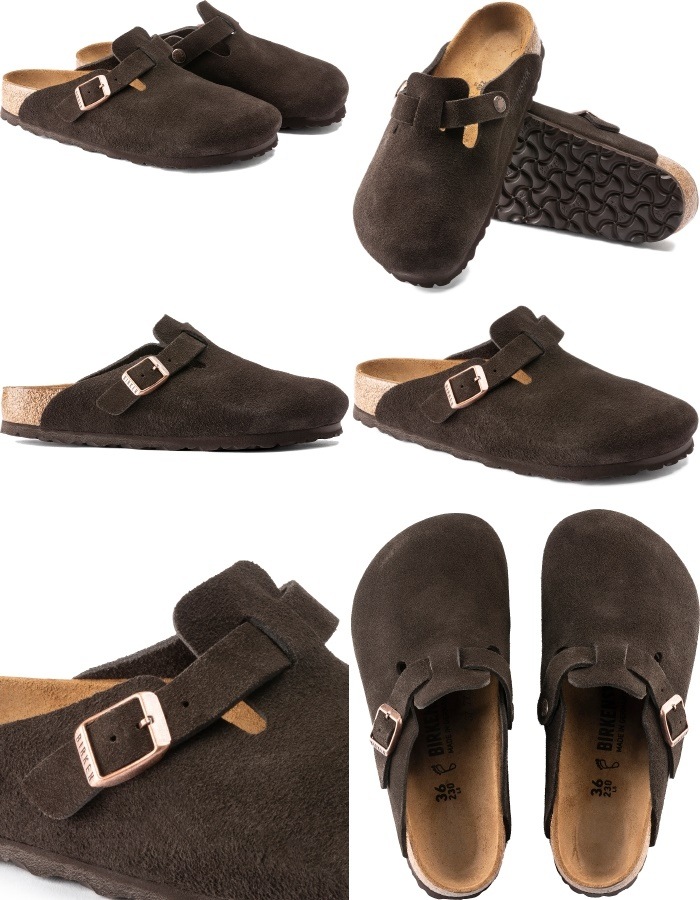 �ӥ륱�󥷥�ȥå� �ܥ��ȥ� BIRKENSTOCK BOSTON 060901 �⥫ �������� �쥮��顼 �����å�������� ��� ������� �����å� ��ǥ����� ����åݥ� �����ȥɥ� �롼�ॷ�塼�� �ɥ����� ������ ����̵�� 12���ޤǤ���������