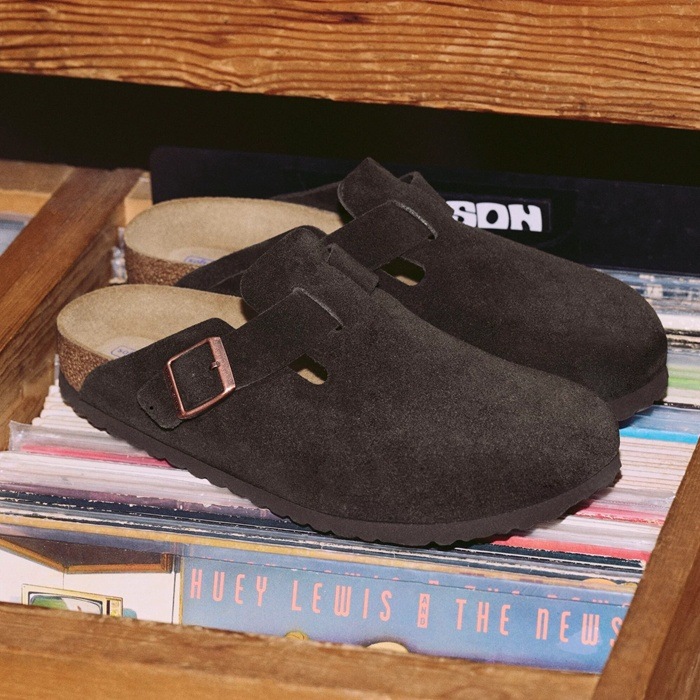 �ӥ륱�󥷥�ȥå� �ܥ��ȥ� BIRKENSTOCK BOSTON 060901 �⥫ �������� �쥮��顼 �����å�������� ��� ������� �����å� ��ǥ����� ����åݥ� �����ȥɥ� �롼�ॷ�塼�� �ɥ����� ������ ����̵�� 12���ޤǤ���������