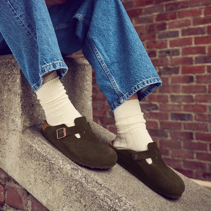 �ӥ륱�󥷥�ȥå� �ܥ��ȥ� BIRKENSTOCK BOSTON 060901 �⥫ �������� �쥮��顼 �����å�������� ��� ������� �����å� ��ǥ����� ����åݥ� �����ȥɥ� �롼�ॷ�塼�� �ɥ����� ������ ����̵�� 12���ޤǤ���������