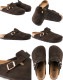 �ӥ륱�󥷥�ȥå� �ܥ��ȥ� BIRKENSTOCK BOSTON 060901 �⥫ �������� �쥮��顼 �����å�������� ��� ������� �����å� ��ǥ����� ����åݥ� �����ȥɥ� �롼�ॷ�塼�� �ɥ����� ������ ����̵�� 12���ޤǤ���������