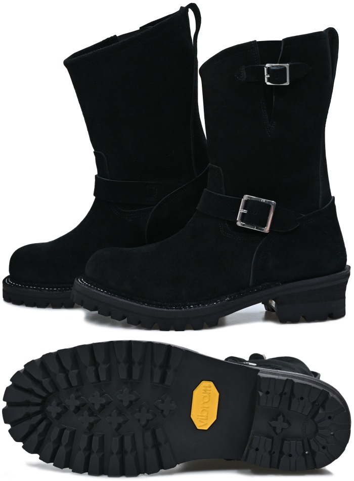 Locking Shoes by FootMonkey ���å��󥰥��塼�� �եåȥ�󥭡� TS-015 �֥�å��������� ENGINEER BOOTS ���󥸥˥��֡��� ����֡��� �ܳ� ��� ���󥸥˥� �֡��� �쥶�� ��󥺥֡��� ���ᥫ��