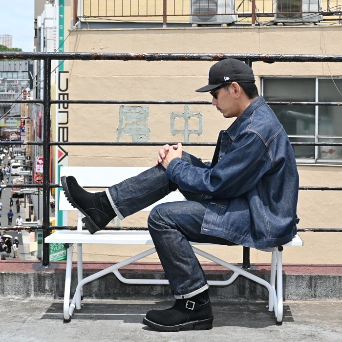 Locking Shoes by FootMonkey ���å��󥰥��塼�� �եåȥ�󥭡� TS-015 �֥�å��������� ENGINEER BOOTS ���󥸥˥��֡��� ����֡��� �ܳ� ��� ���󥸥˥� �֡��� �쥶�� ��󥺥֡��� ���ᥫ��