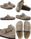 �ӥ륱�󥷥�ȥå� �ܥ��ȥ� BIRKENSTOCK BOSTON 060461 �ȡ��� �������� �쥮��顼 �����å�������� ��� ������� �����å� ��ǥ����� ����åݥ� �����ȥɥ� ������ �롼�ॷ�塼�� �ɥ����� ���� ������