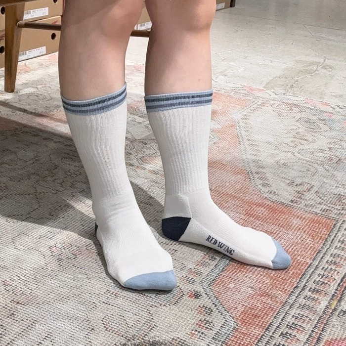 ��åɥ����� ���å��� RED WING ���� VINTAGE STRIPE COTTON BLEND CREW ���������� ������������ ������ơ������ȥ饤�� ���åȥ�֥��ɥ��롼 �ϥ����å��� ������ ���ե� �ץ쥼��� ������å��� ��ޯ�� ����֡��� ����ꥫ��