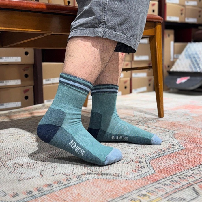 ��åɥ����� ���å��� RED WING ���� VINTAGE STRIPE COTTON BLEND CREW ���������� ������������ ������ơ������ȥ饤�� ���åȥ�֥��ɥ��롼 �ϥ����å��� ������ ���ե� �ץ쥼��� ������å��� ��ޯ�� ����֡��� ����ꥫ��