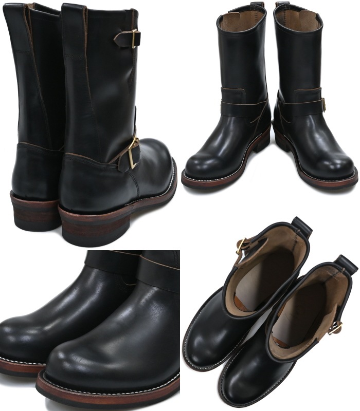 Locking Shoes by FootMonkey ���å��󥰥��塼�� �եåȥ�󥭡� TS-021 �֥�å� �����२������ ENGINEER BOOTS ���󥸥˥��֡��� ����֡��� �ܳ� ��� ���󥸥˥� �֡��� �쥶�� ��󥺥֡���