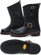 Locking Shoes by FootMonkey ���å��󥰥��塼�� �եåȥ�󥭡� TS-021 �֥�å� �����२������ ENGINEER BOOTS ���󥸥˥��֡��� ����֡��� �ܳ� ��� ���󥸥˥� �֡��� �쥶�� ��󥺥֡���
