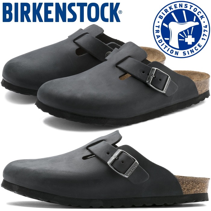 �ӥ륱�󥷥�ȥå� �ܥ��ȥ� BIRKENSTOCK BOSTON 059461 059463 �֥�å� ������ɥ̥Хå� �����å�������� �����奢�륷�塼�� ��� ������� �����å� ��ǥ����� ����åݥ� �����ȥɥ� ������ �쥶�����塼�� ������� �ɥ����� ������