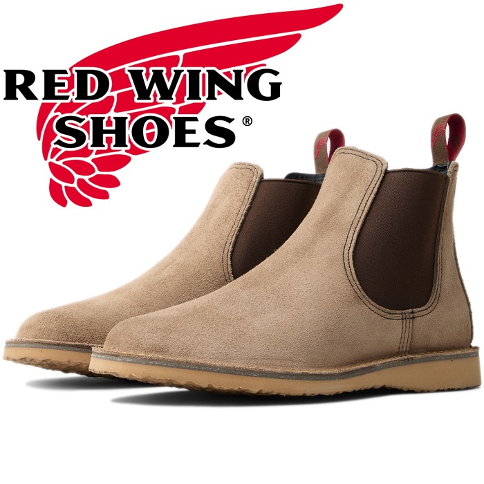 ��åɥ����� ��������������� RED WING 3129 WEEKENDER CHELSEA WHITE SANDSTONE MOHAVE ����ɥ��ȡ��� ��ϥ��� �����ɥ����֡��� �����륷���֡��� �֡��� ��� �ܳ� ����֡��� ��󥺥֡��� �����ȥɥ� ���ᥫ�� ����ꥫ�� ������