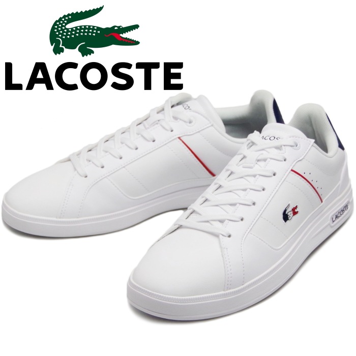 �饳���� ���ˡ����� ��� LACOSTE EUROPA PRO 45SMA0117 ������ �쥶�� �ܳ� �쥶�����ˡ����� �������å� �� ���塼�� �եåȥ����� �����奢�� ι�� ������桼�� men's sneaker ������� �̶� �̳�