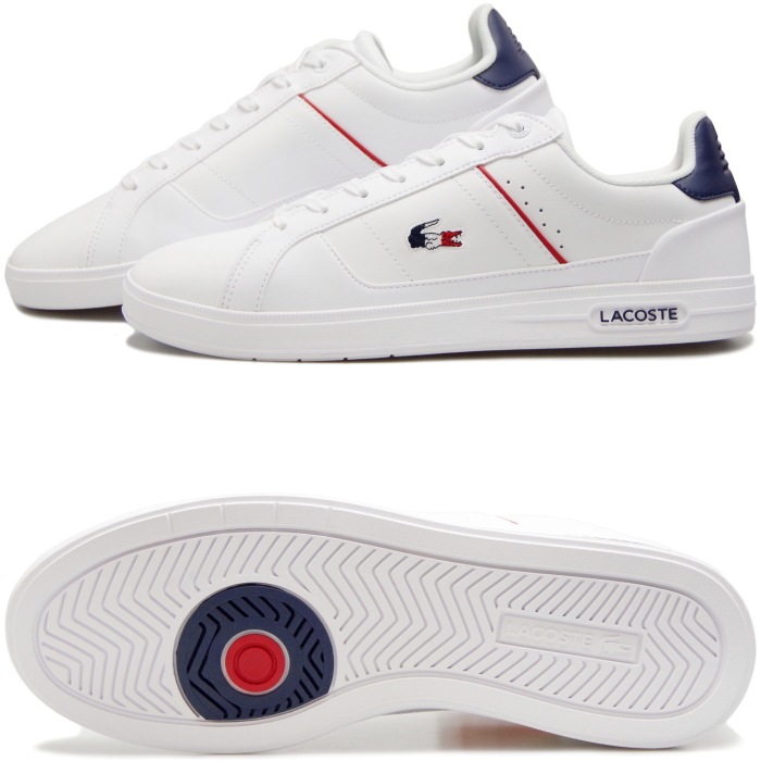 �饳���� ���ˡ����� ��� LACOSTE EUROPA PRO 45SMA0117 ������ �쥶�� �ܳ� �쥶�����ˡ����� �������å� �� ���塼�� �եåȥ����� �����奢�� ι�� ������桼�� men's sneaker ������� �̶� �̳�