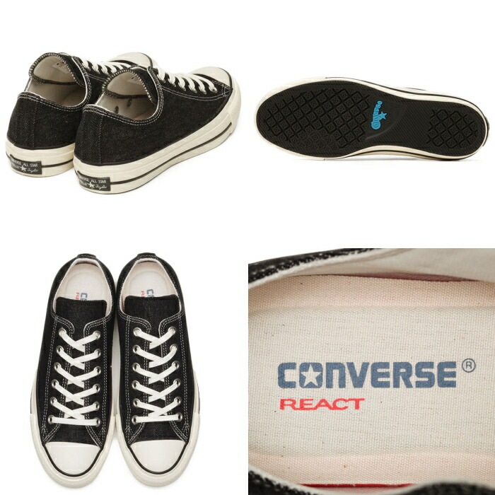 ����С��� �����륹���� �������å� 100��ǯ CONVERSE ALL STAR 100 OKAYAMA DENIM OX �֥�å� �����ǥ˥� ���ˡ����� ��� �ǥ˥� ������