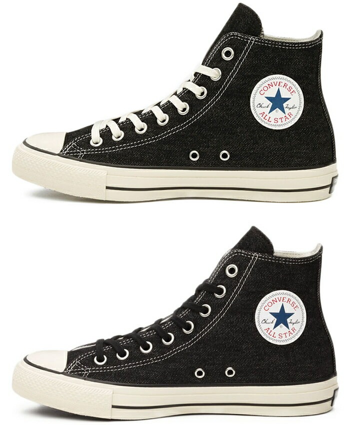 ����С��� �����륹���� �ϥ����å� 100��ǯ CONVERSE ALL STAR 100 OKAYAMA DENIM HI �֥�å� �����ǥ˥� ���ˡ����� ��� �ǥ˥� ������