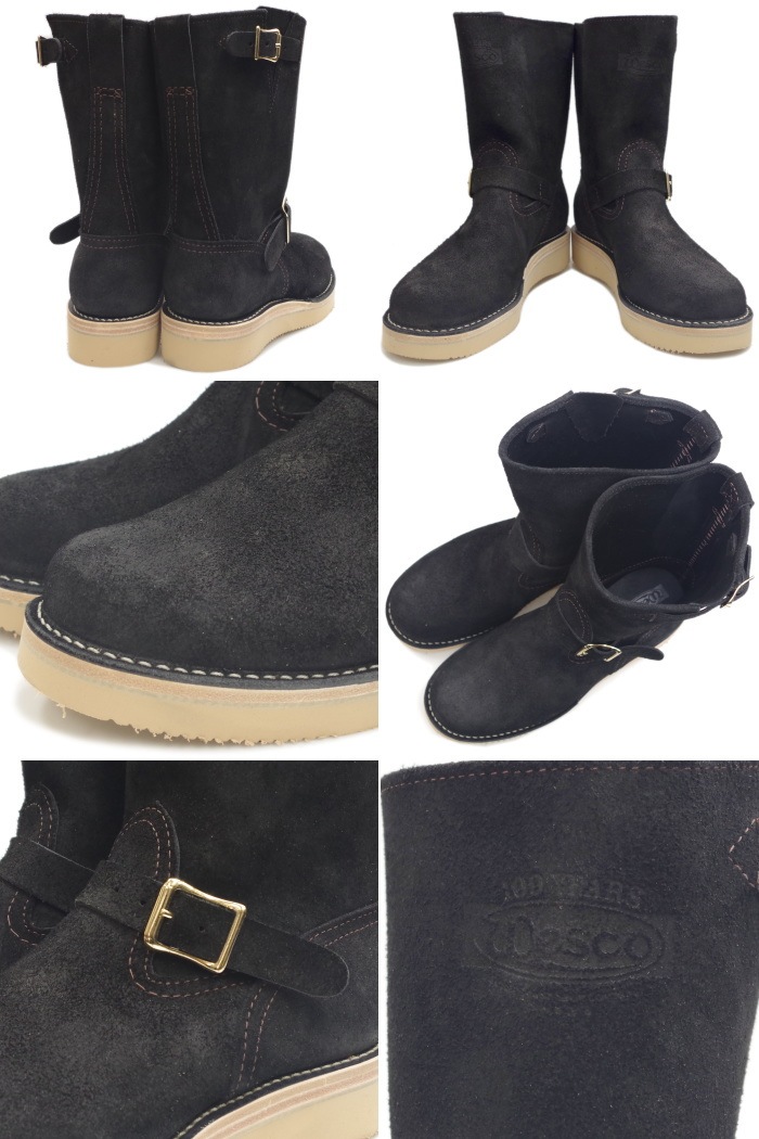�������� �ܥ� WESCO BOSS �֥�å���ե����� 9������ϥ��� CUSTOM ENGINEER BOOTS �������� ����ꥫ�� ��� ���󥸥˥��֡��� ����֡���