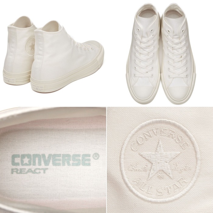 ����С��� �����륹���� �ϥ����å� 100��ǯ CONVERSE ALL STAR 100 WHITEPLUS HI �ۥ磻�ȥץ饹 �ۥ磻�� ���� �������륹 ���ˡ����� ���  ��ǥ����� �����Х� ������