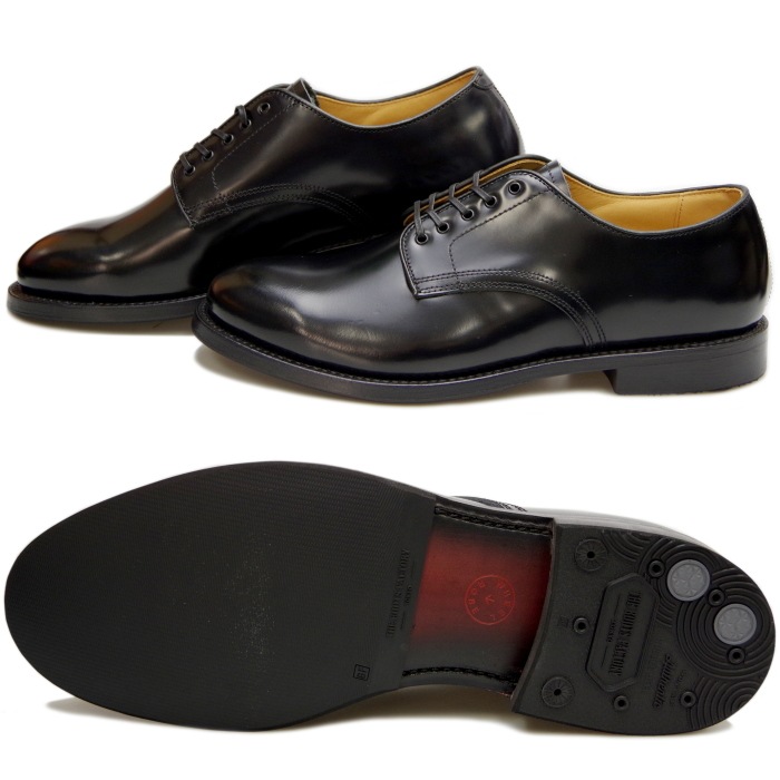 WHEEL ROBE PLAIN TOE DERBY ������������� 15075 �֥�å���������� �ץ졼��ȥ����塼�� �ӥ��ͥ����塼�� ��� �ܳ� �����ӡ����塼�� 