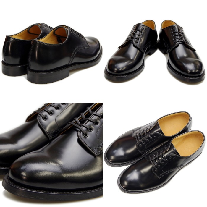 WHEEL ROBE PLAIN TOE DERBY ������������� 15075 �֥�å���������� �ץ졼��ȥ����塼�� �ӥ��ͥ����塼�� ��� �ܳ� �����ӡ����塼�� 