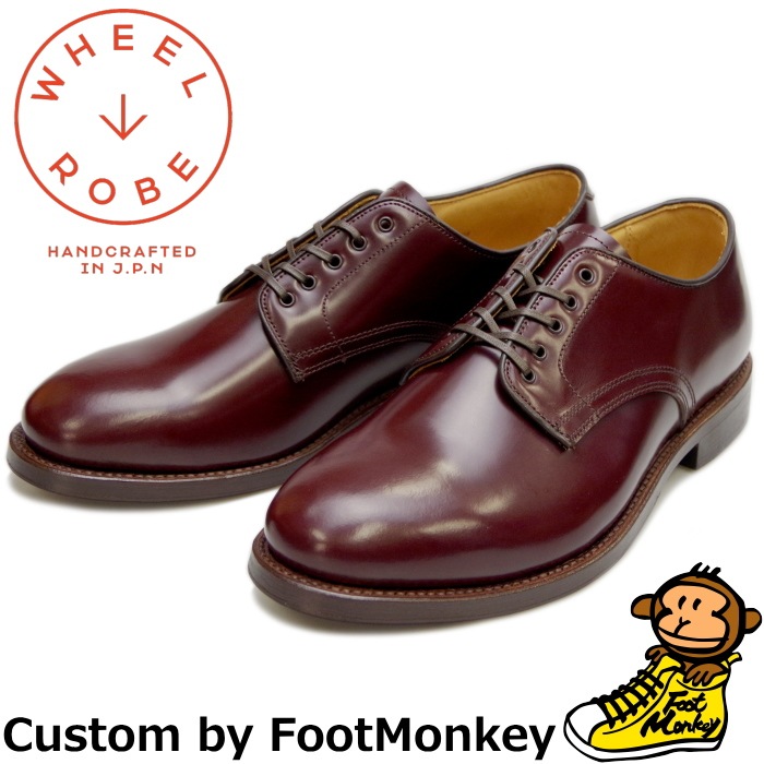 WHEEL ROBE PLAIN TOE DERBY ������������� 15075 �С�����ǥ������������ �ץ졼��ȥ����塼�� �ӥ��ͥ����塼�� ��� �ܳ� �����ӡ����塼�� 