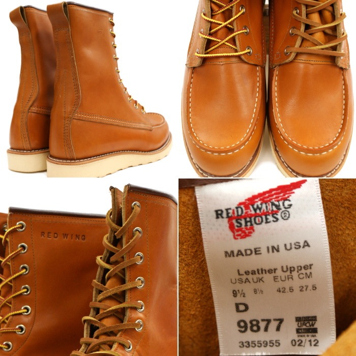 RED WING 9877 US9.5/27.5cm 5955 ȥåʡ åɡ ʪ եȥ꡼ å
