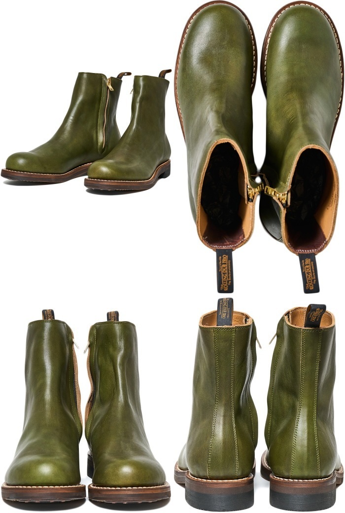 ROLLING DUB TRIO CASPER HORSEHIDE GREEN ������󥰥��֥ȥꥪ ���㥹�ѡ� �ۡ����ϥ��ɥ��꡼�� �ۡ����쥶�� �ϳ� ��� �����ɥ��åץ֡��� ����֡��� ��� �֡��� �쥶�� �ܳ� ������쥹 �����ɥ��å� ������ �����ȥɥ� ������