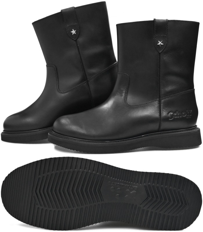 Schott ONE STAR WELLINGTON BOOTS ����å� ��󥹥��� �������ȥ�֡��� S25601 �֥�å� ���󥸥˥��֡��� ����������֡��� �ڥ����֡��� ����֡��� ��� �ܳ� �쥶�� ��󥺥֡��� �Х������֡��� �쥶���֡��� �Х����� ���ᥫ�� �����ȥɥ� ������