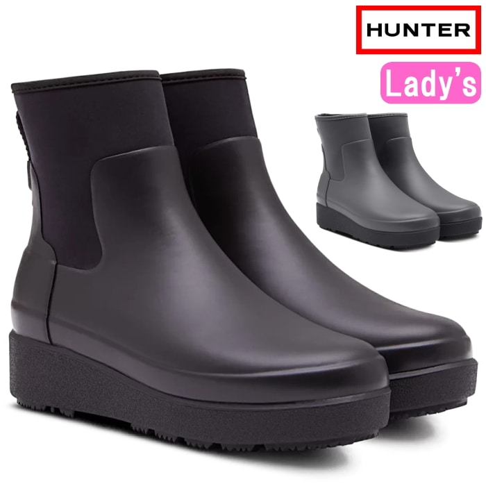 �ϥ󥿡� �쥤��֡��� ���硼�� ��ǥ����� WFS2046NRE HUNTER ���������� Womens Refined Neoprene Creeper Chelsea Boots ��ե������ ���꡼�ѡ� �ͥ� 