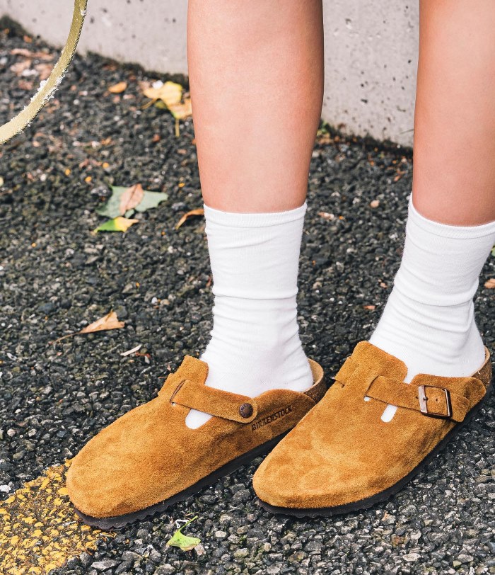 �ӥ륱�󥷥�ȥå� �ܥ��ȥ� BIRKENSTOCK BOSTON 1027110 �ߥ� �������� �쥮��顼 �����å�������� ��� ������� �����å� ��ǥ����� ����åݥ� �����ȥɥ� ������ �롼�ॷ�塼�� �ɥ����� ���� ������