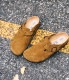 �ӥ륱�󥷥�ȥå� �ܥ��ȥ� BIRKENSTOCK BOSTON 1027110 �ߥ� �������� �쥮��顼 �����å�������� ��� ������� �����å� ��ǥ����� ����åݥ� �����ȥɥ� ������ �롼�ॷ�塼�� �ɥ����� ���� ������