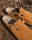 �ӥ륱�󥷥�ȥå� �ܥ��ȥ� BIRKENSTOCK BOSTON 1027110 �ߥ� �������� �쥮��顼 �����å�������� ��� ������� �����å� ��ǥ����� ����åݥ� �����ȥɥ� ������ �롼�ॷ�塼�� �ɥ����� ���� ������