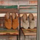 �ӥ륱�󥷥�ȥå� �ܥ��ȥ� BIRKENSTOCK BOSTON 1027110 �ߥ� �������� �쥮��顼 �����å�������� ��� ������� �����å� ��ǥ����� ����åݥ� �����ȥɥ� ������ �롼�ॷ�塼�� �ɥ����� ���� ������