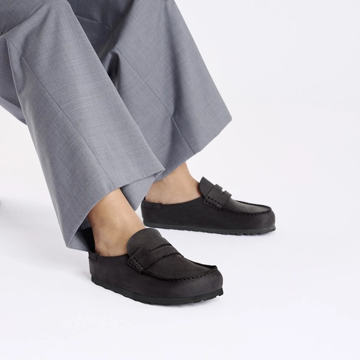 �ӥ륱�󥷥�ȥå� �͡��ץ륺 ��å� BIRKENSTOCK NAPLES WRAPPED 1029711 �֥�å� �쥮��顼 �����ե��� ����������ե��� �ڥˡ������ե��� ��󥺥������ ��� ������� ��ǥ����� �����ȥɥ� �롼�ॷ�塼�� �ɥ����� ������