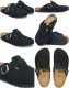 �ӥ륱�󥷥�ȥå� �ܥ��ȥ� BIRKENSTOCK BOSTON 1027142 �֥�å� �������� �쥮��顼 �����å�������� ��� ������� �����å� ��ǥ����� ����åݥ� �����ȥɥ� ������ �롼�ॷ�塼�� �ɥ����� ���� ������