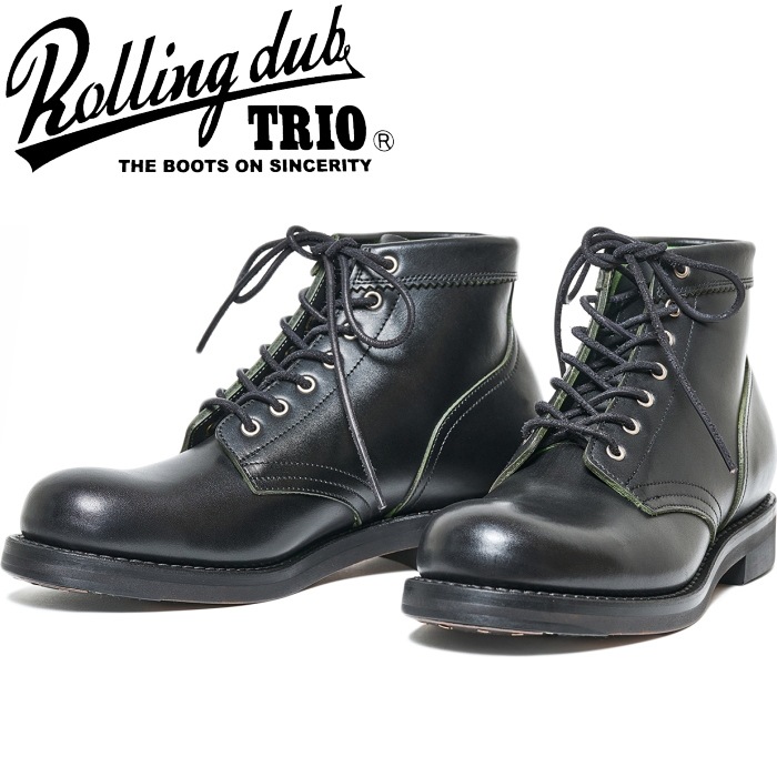 ROLLING DUB TRIO COUPEN 7 BLACK GREENTEA CORE ������󥰥��֥ȥꥪ ���åڥ� �֥�å� ���꡼��ƥ������� ���ڥ� ����� ���ƥ��ϥ��� ����֡��� ��� �֡��� �쥶�� �ϥ����å� �졼�����åץ֡��� ������ �����ȥɥ� ������