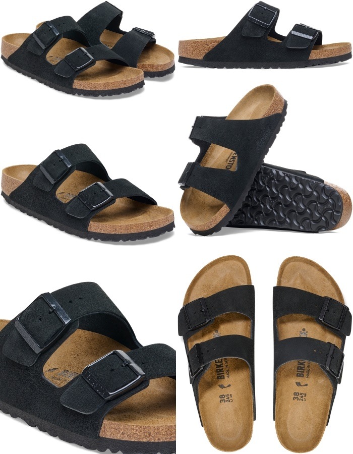 �ӥ륱�󥷥�ȥå� ���꥾�� BIRKENSTOCK ARIZONA 1027152 �֥�å� �������� �쥮��顼 ���饤�ɥ������ ��� ������� ��ǥ����� �����奢�륷�塼�� ����åݥ� �����ȥɥ� ������ �롼�ॷ�塼�� �ɥ����� ���� ������