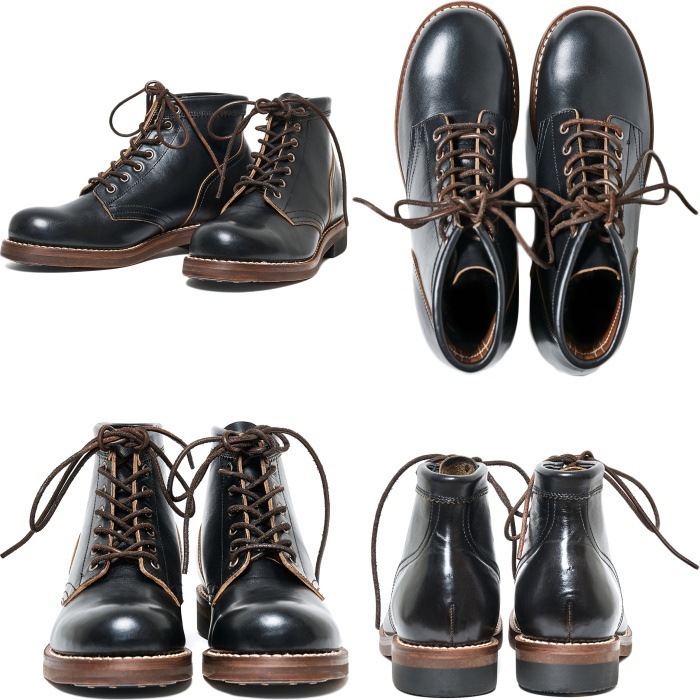 ROLLING DUB TRIO COUPEN 7 HORSEHIDE BLACK ������󥰥��֥ȥꥪ ���åڥ� �ۡ����ϥ��ɥ֥�å� ���ڥ� �ۡ����쥶�� �ϳ� ��� ����֡��� ��� �֡��� �쥶�� �ϥ����å� �졼�����åץ֡��� ������ �����ȥɥ� ������ ������桼��