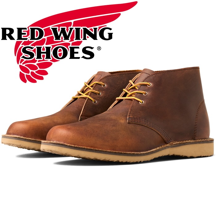 ��åɥ����� ��������������� ������ RED WING 3622 WEEKENDER CHUKKA COPPER ROUGH & TOUGH ���åѡ� ��ե���ɥ��� ����å��֡��� �ǥ����ȥ֡��� �֡��� ��� �ܳ� ����֡��� �����ȥɥ� ������ ���ᥫ�� ����ꥫ��