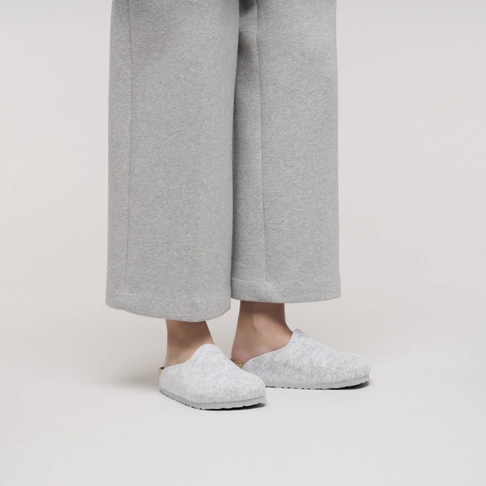 �ӥ륱�󥷥�ȥå� ���ॹ�ƥ���� BIRKENSTOCK AMSTERDAM 1030228 �饤�ȥ��쥤 �쥮��顼 �����å�������� ��� ������� �����å� ��ǥ����� �����ȥɥ� �롼�ॷ�塼�� �ɥ����� ������