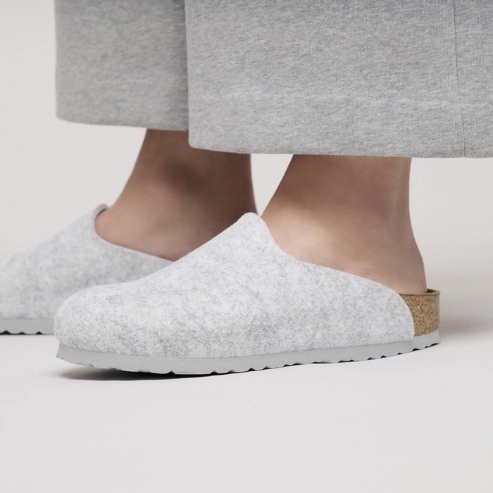 �ӥ륱�󥷥�ȥå� ���ॹ�ƥ���� BIRKENSTOCK AMSTERDAM 1030228 �饤�ȥ��쥤 �쥮��顼 �����å�������� ��� ������� �����å� ��ǥ����� �����ȥɥ� �롼�ॷ�塼�� �ɥ����� ������