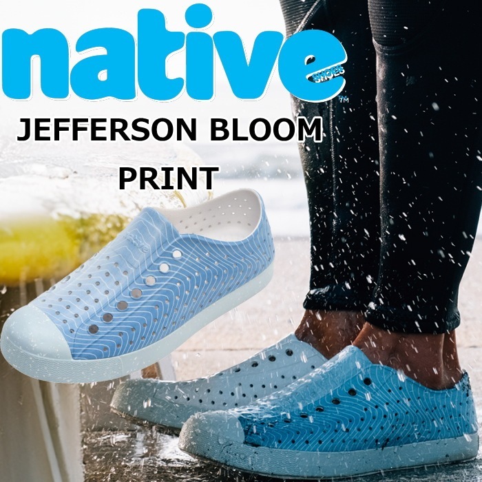 ��SALE��50��OFF�� �ͥ��ƥ��֥��塼�� �����ե������� native shoes JEFFERSON BLOOM PRINT ��С����塼�� ���ˡ����� ��� ������� ��ǥ����� ����������� �����å�������� �ӡ���������� �����ȥɥ� �� ι�� ������