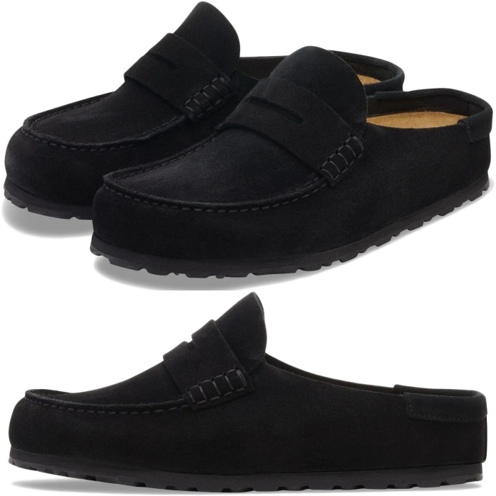 �ӥ륱�󥷥�ȥå� �͡��ץ륺 ��å� BIRKENSTOCK NAPLES WRAPPED 1030795 �֥�å� �쥮��顼 �����ե��� ����������ե��� �ڥˡ������ե��� ��󥺥������ ��� ������� ��ǥ����� �����ȥɥ� �롼�ॷ�塼�� �ɥ����� ������