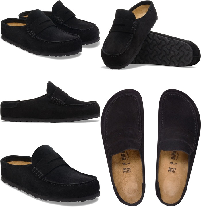 �ӥ륱�󥷥�ȥå� �͡��ץ륺 ��å� BIRKENSTOCK NAPLES WRAPPED 1030795 �֥�å� �쥮��顼 �����ե��� ����������ե��� �ڥˡ������ե��� ��󥺥������ ��� ������� ��ǥ����� �����ȥɥ� �롼�ॷ�塼�� �ɥ����� ������