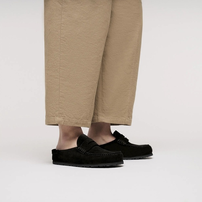 �ӥ륱�󥷥�ȥå� �͡��ץ륺 ��å� BIRKENSTOCK NAPLES WRAPPED 1030795 �֥�å� �쥮��顼 �����ե��� ����������ե��� �ڥˡ������ե��� ��󥺥������ ��� ������� ��ǥ����� �����ȥɥ� �롼�ॷ�塼�� �ɥ����� ������