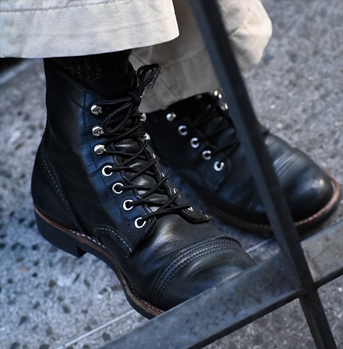 ��åɥ����� ���������󥸥㡼 ������ RED WING 8084 IRON RANGER IRON RANGE Black "Harness" �֥�å� �ϡ��ͥ� ���������� �֡��� ��� �ܳ� ����֡��� �졼�����åץ֡��� �졼�����å� �����ȥɥ� ������ ���� ����ꥫ��